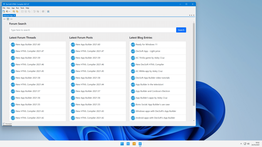 تحميل برنامج HTML Compiler لتحويل موقع ويب إلى برنامج تقليدي