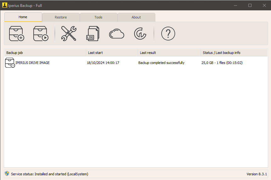 تحميل برنامج Iperius Backup Full للنسخ الاحتياطي