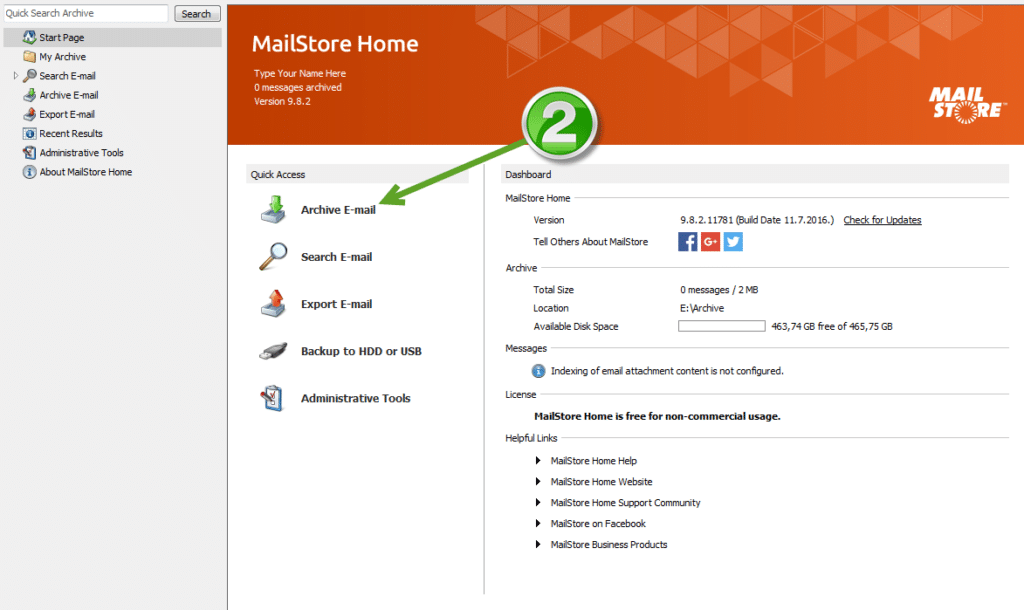 تحميل برنامج MailStore Server Edition لإدارة أرشيف البريد الإلكتروني