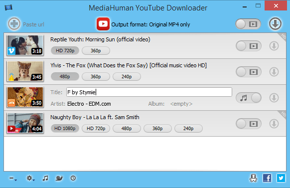 تحميل برنامج MediaHuman YouTube Downloader لتحميل الفيديوهات من يوتيوب