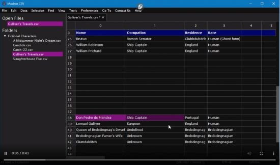 تحميل برنامج Modern CSV لتحرير وعرض ملفات القيم المفصولة بفواصل CSV
