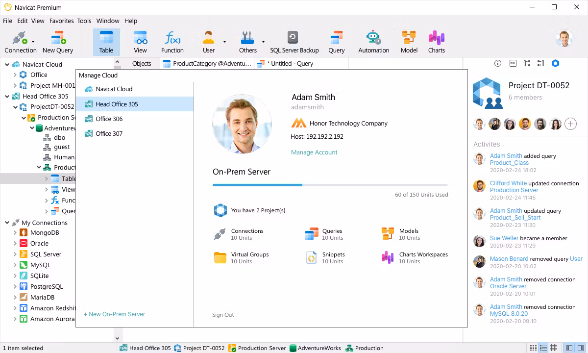 تحميل برنامج Navicat Premium Enterprise لإدارة قواعد بيانات