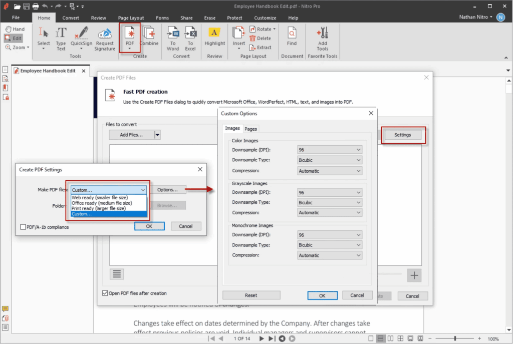 تحميل برنامج Nitro PDF Pro لإدارة المستندات الرقمية