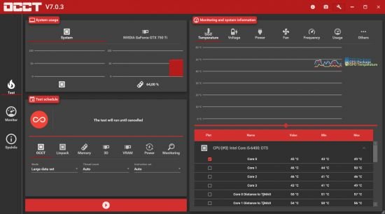 تحميل برنامج OCCT لاختبار استقرار أجهزة الكمبيوتر
