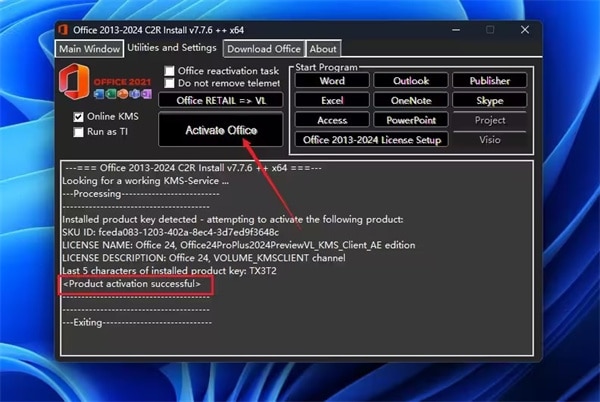 تحميل برنامج Office 2013-2024 C2R Install | لتثبيت وتفعيل حزمة أوفيس