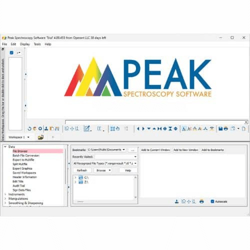 تحميل برنامج Operant Peak Spectroscopy للتحليل الطيفي