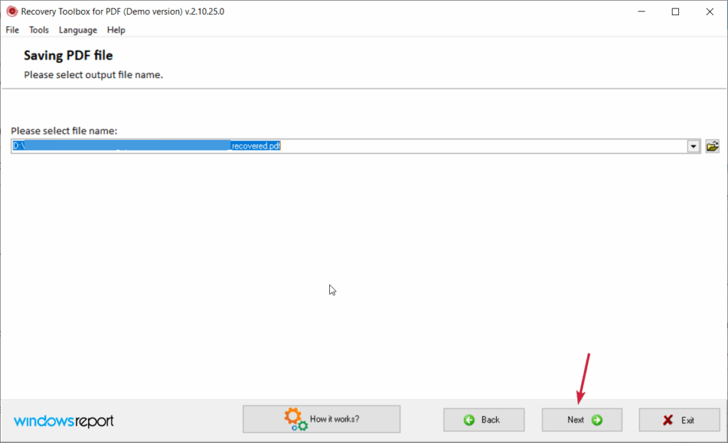تحميل برنامج Recovery Toolbox for PDF لاستعادة وإصلاح ملفات PDF
