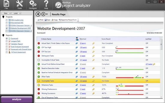 تحميل برنامج Steelray Project Analyzer تحليل وتدقيق للجودة