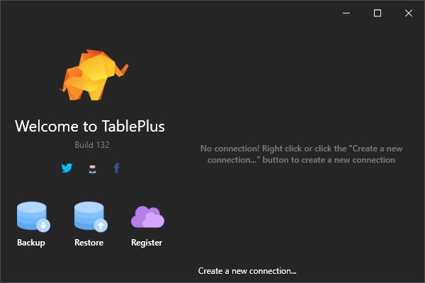 تحميل برنامج TablePlus لإدارة قواعد البيانات المختلفة