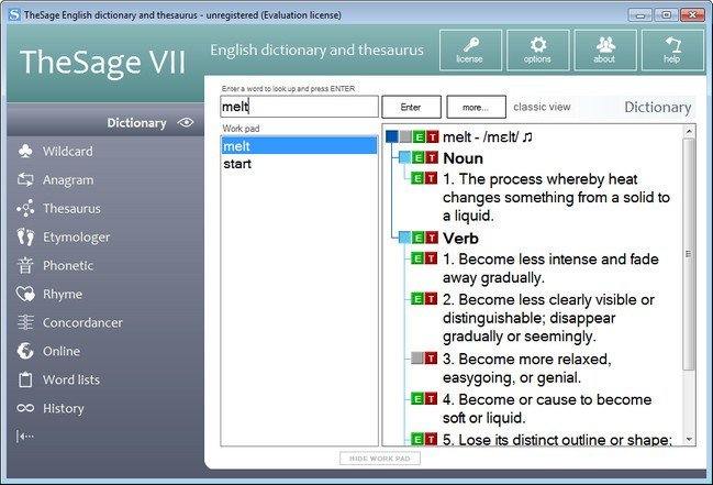 تحميل برنامج TheSage قاموس لغة انجليزية متكامل