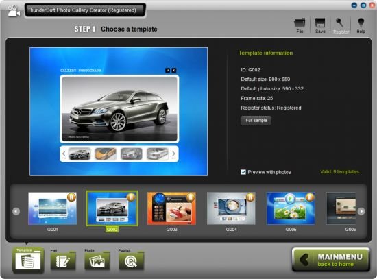 تحميل برنامج ThunderSoft Photo Gallery Creator لإنشاء معارض صور تفاعلية