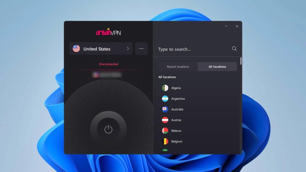 تحميل برنامج Urban VPN لعمل شبكة افتراضية خاصة