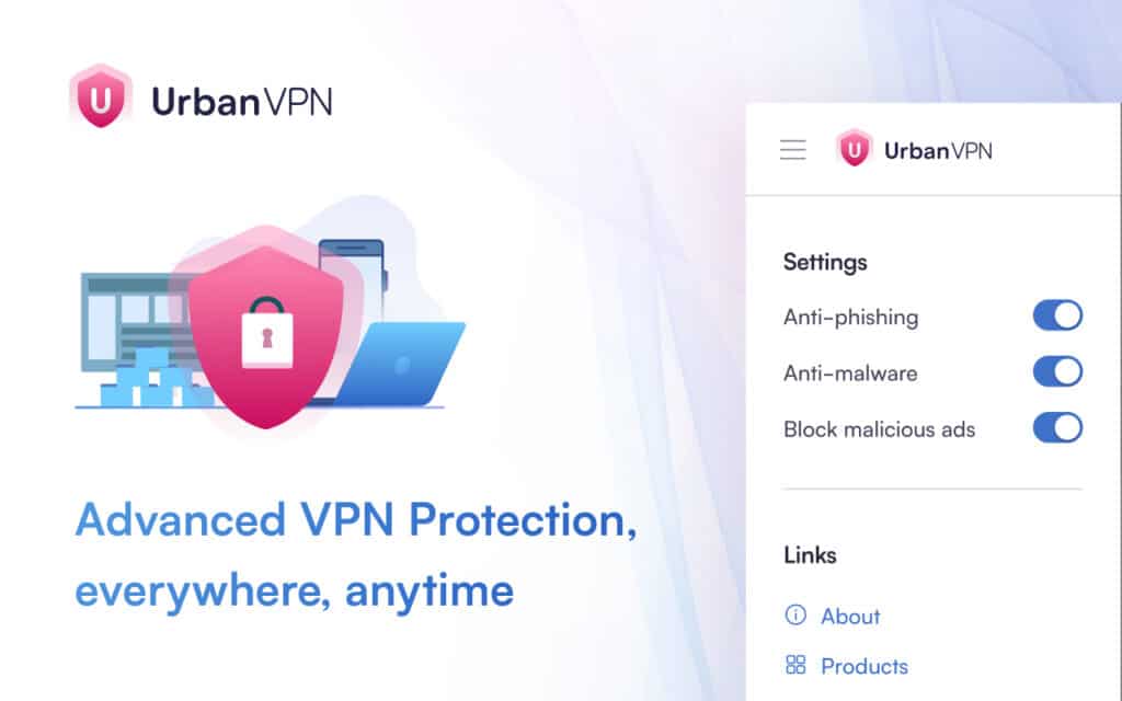 تحميل برنامج Urban VPN لعمل شبكة افتراضية خاصة