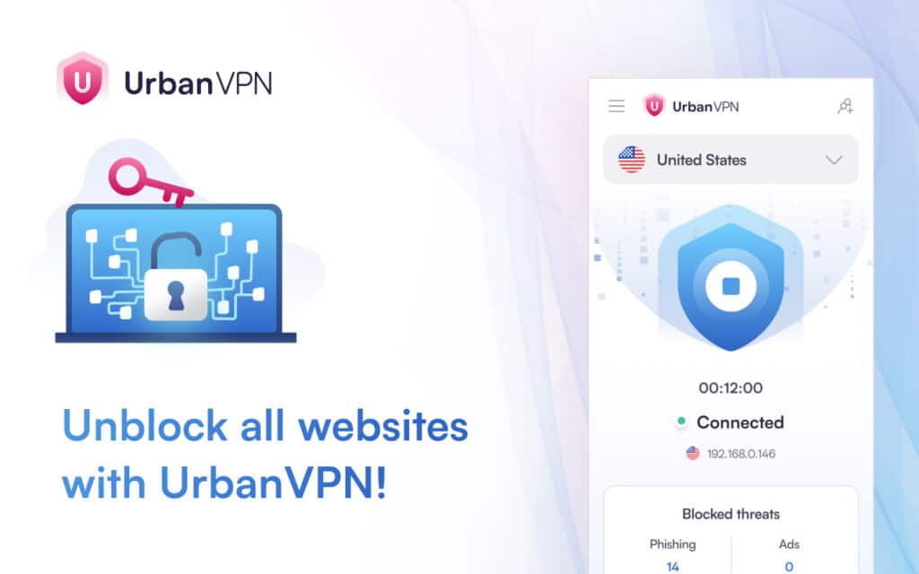 تحميل برنامج Urban VPN لعمل شبكة افتراضية خاصة