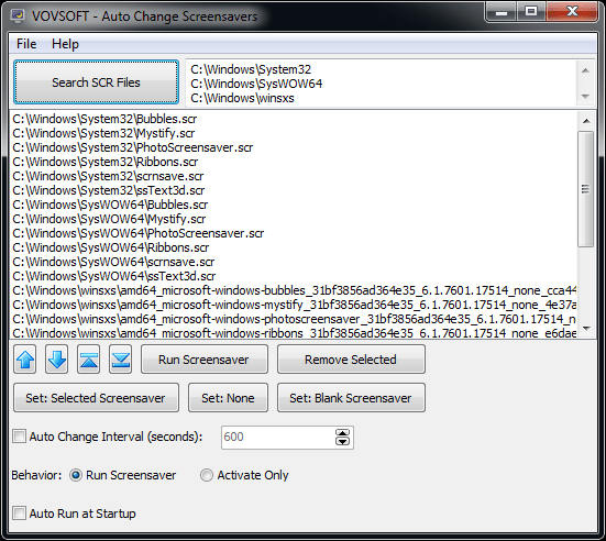 تحميل برنامج VovSoft Auto Change Screensavers مدير لشاشات التوقف