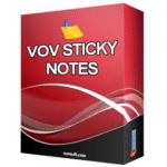 تحميل برنامج VovSoft Sticky Notes لتنظيم وتدوين الملاحظات بشكل ذكي