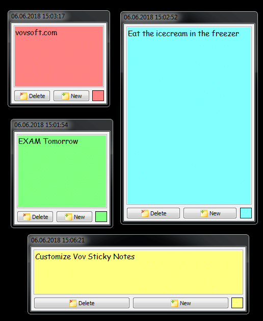 تحميل برنامج VovSoft Sticky Notes لتنظيم وتدوين الملاحظات بشكل ذكي