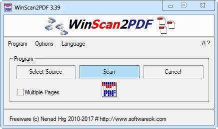 تحميل برنامج WinScan2PDF للمسح الضوئي لل PDF