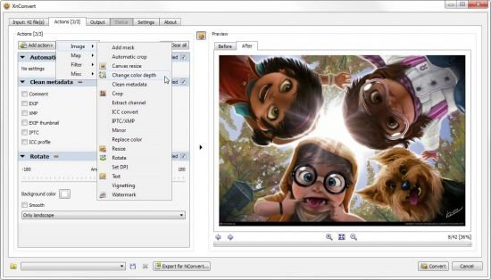 تحميل برنامج XnConvert  لمعالجة وتحرير الصور