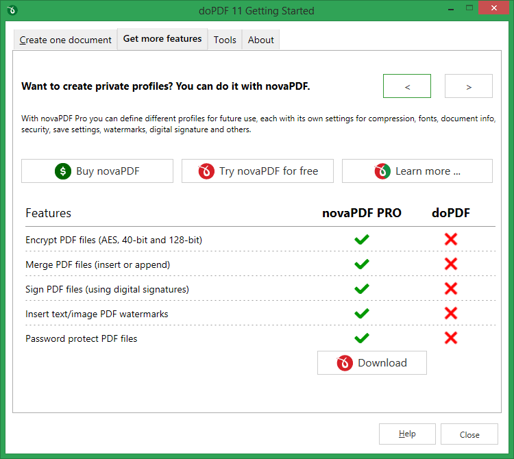 تحميل برنامج doPDF تحويل أي مستند قابل للطباعة إلى ملف PDF
