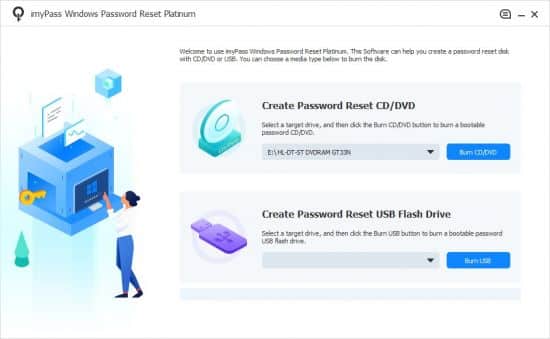 تحميل برنامج imyPass Windows Password Reset  لإعادة تعيين كلمات المرور
