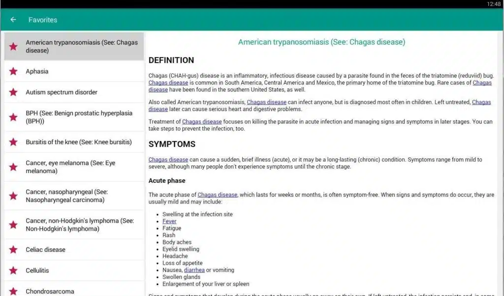 تحميل تطبيق Diseases Dictionary Offline قاموس طبي متكامل