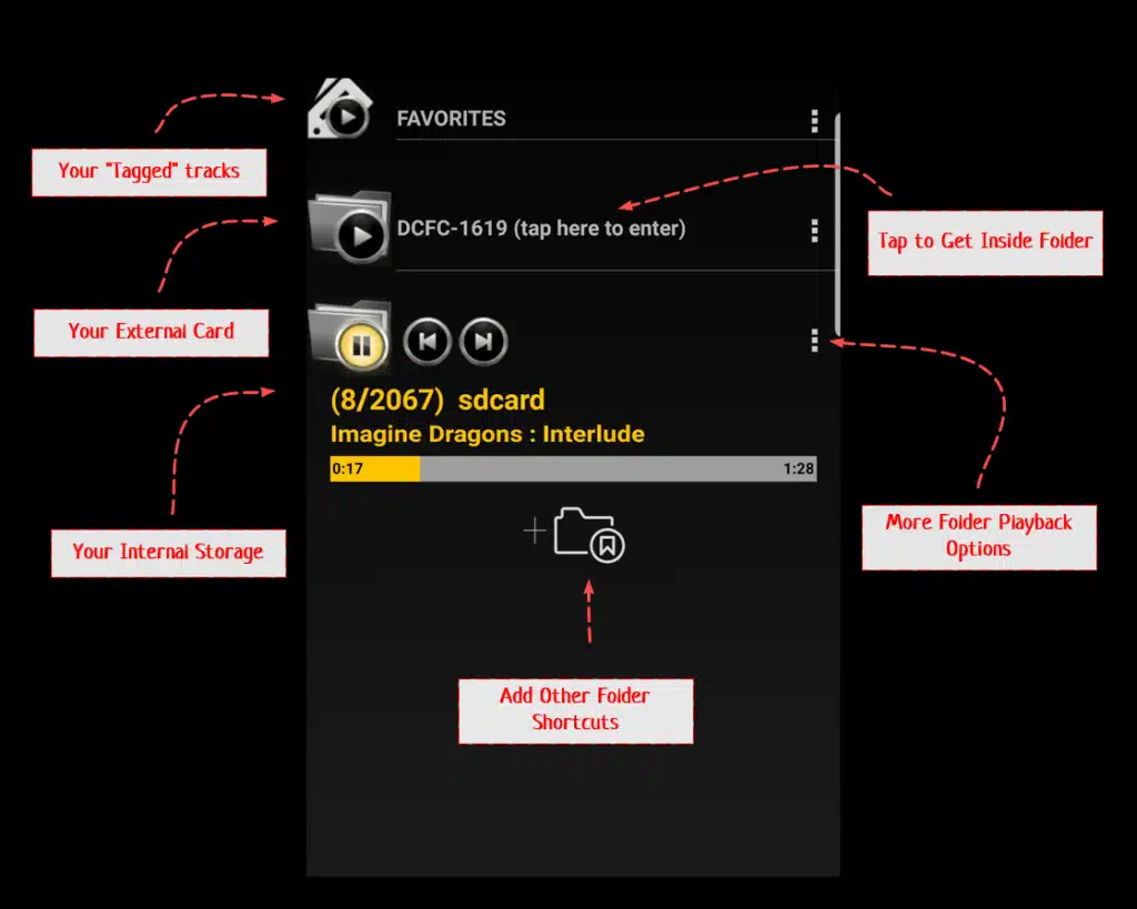 تحميل تطبيق Folder Player Pro مشغل موسيقى احترافي