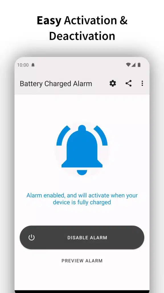 تحميل تطبيق Full Battery Charge Alarm لحماية بطاريات الهواتف