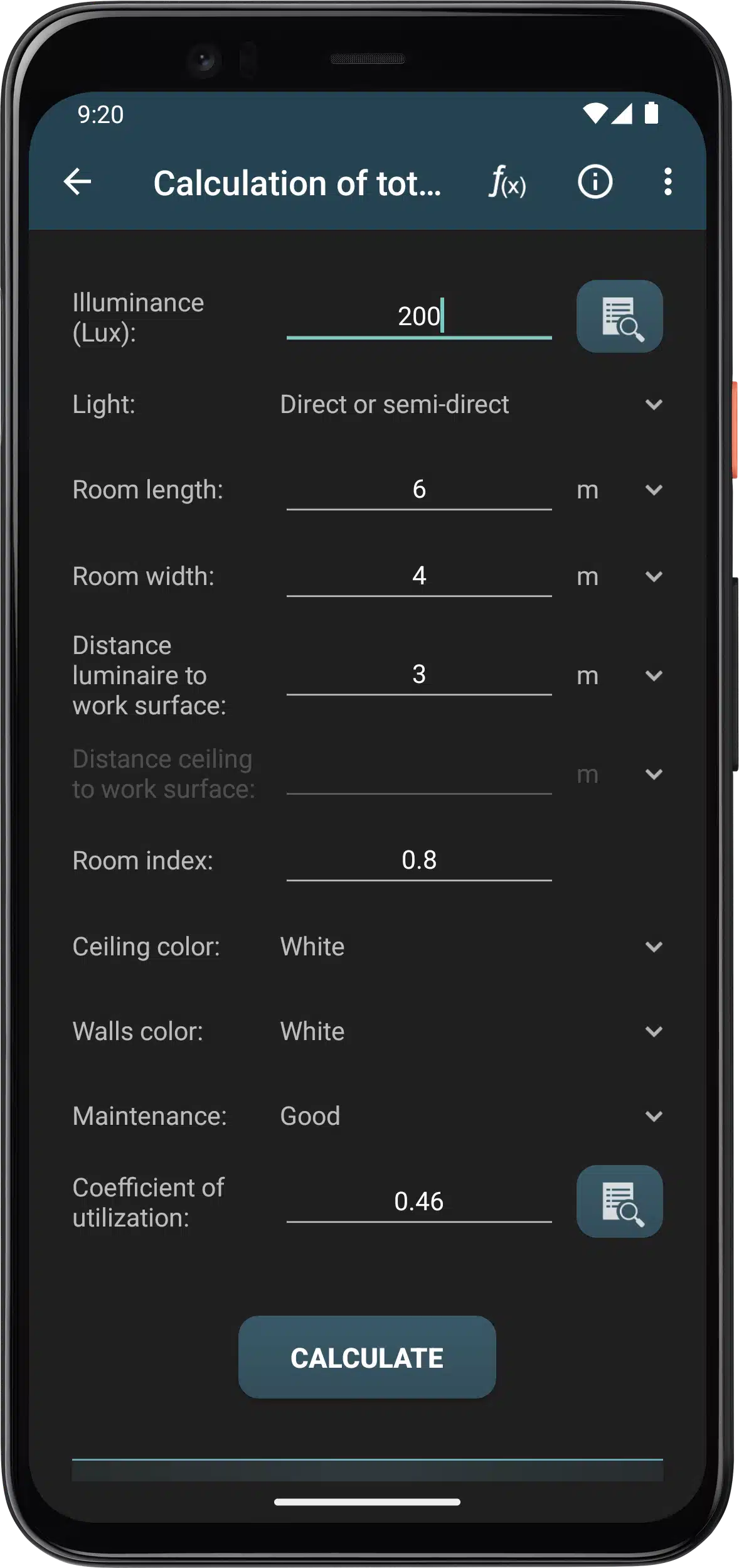 تحميل تطبيق Lighting Calculations لتصميم أنظمة الإضاءة