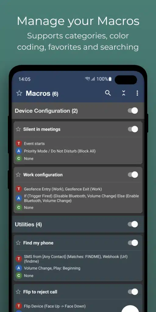 تحميل تطبيق MacroDroid - Device Automation أتمتة المهام والسلوكيات على الجهاز