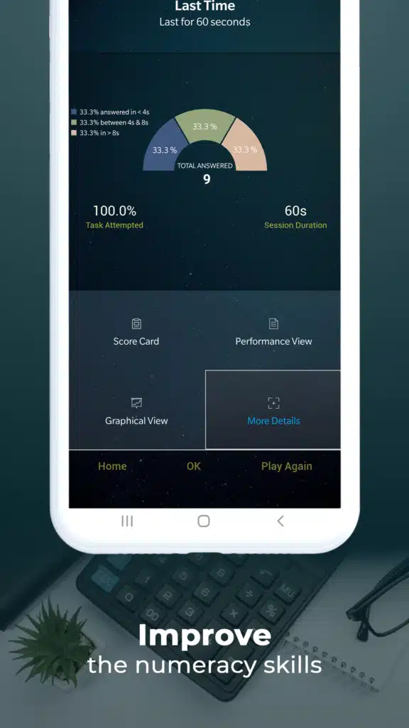 تحميل تطبيق Math Tricks Workout Math Game لتحسين مهاراتهم في الرياضيات الذهنية