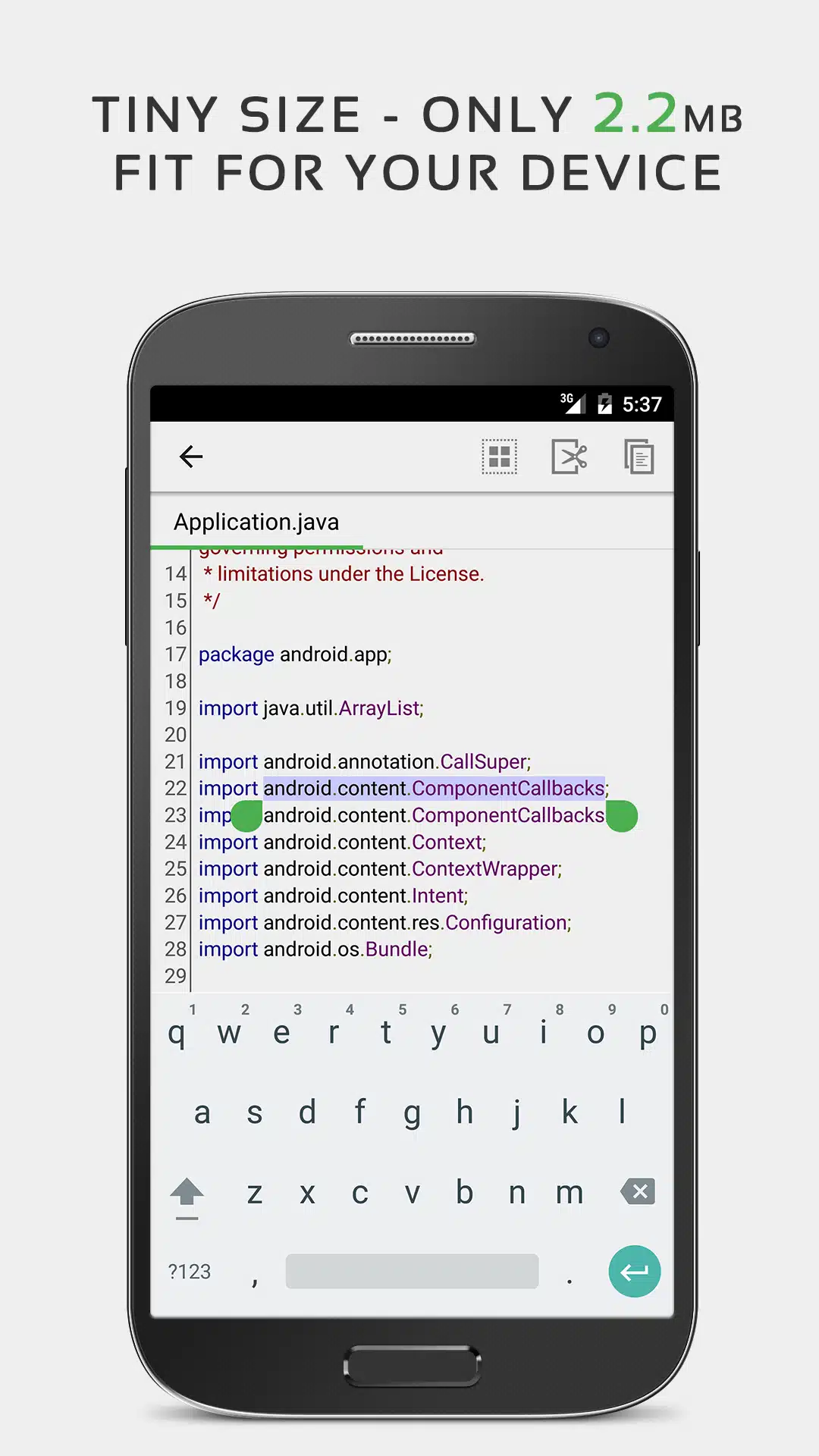 تحميل تطبيق QuickEdit Text Editor Pro لتحرير النصوص والأكواد