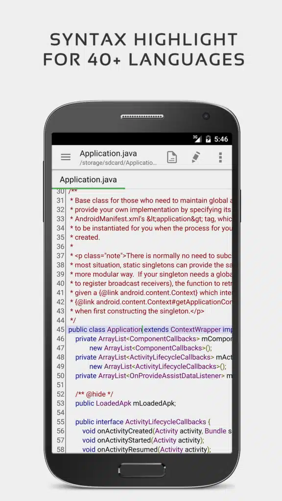 تحميل تطبيق QuickEdit Text Editor Pro لتحرير النصوص والأكواد
