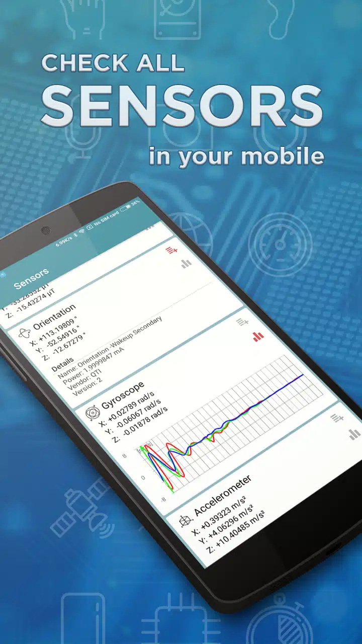 تحميل تطبيق Sensors Toolbox لاستخدام جميع المستشعرات المدمجة في جهازك