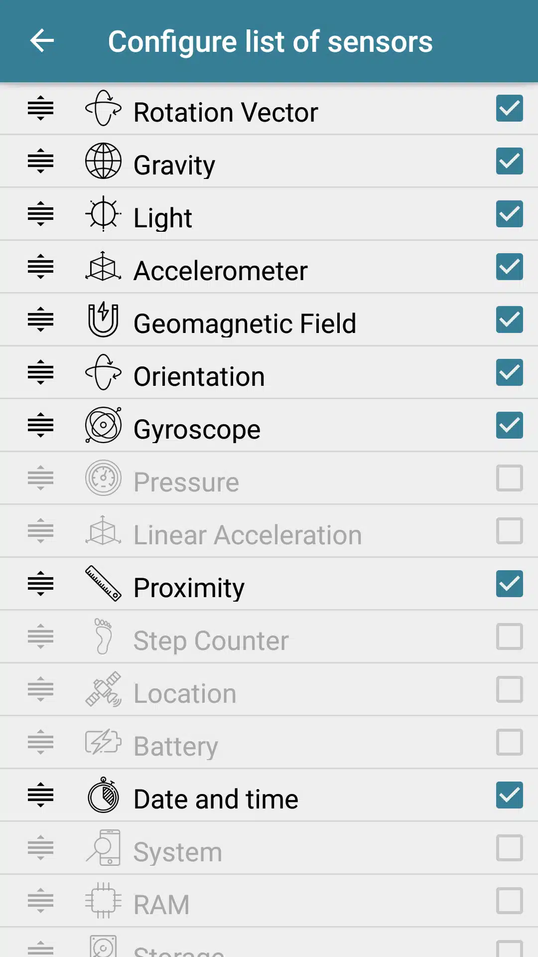 تحميل تطبيق Sensors Toolbox لاستخدام جميع المستشعرات المدمجة في جهازك