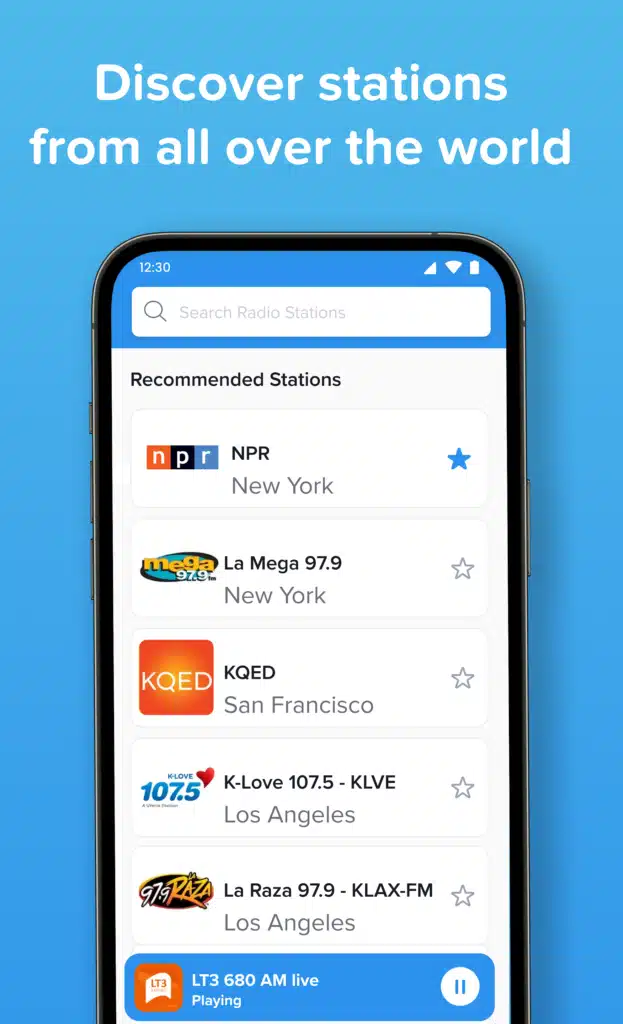 تحميل تطبيق Simple Radio Live AM FM Radio للاستماع الي الراديو