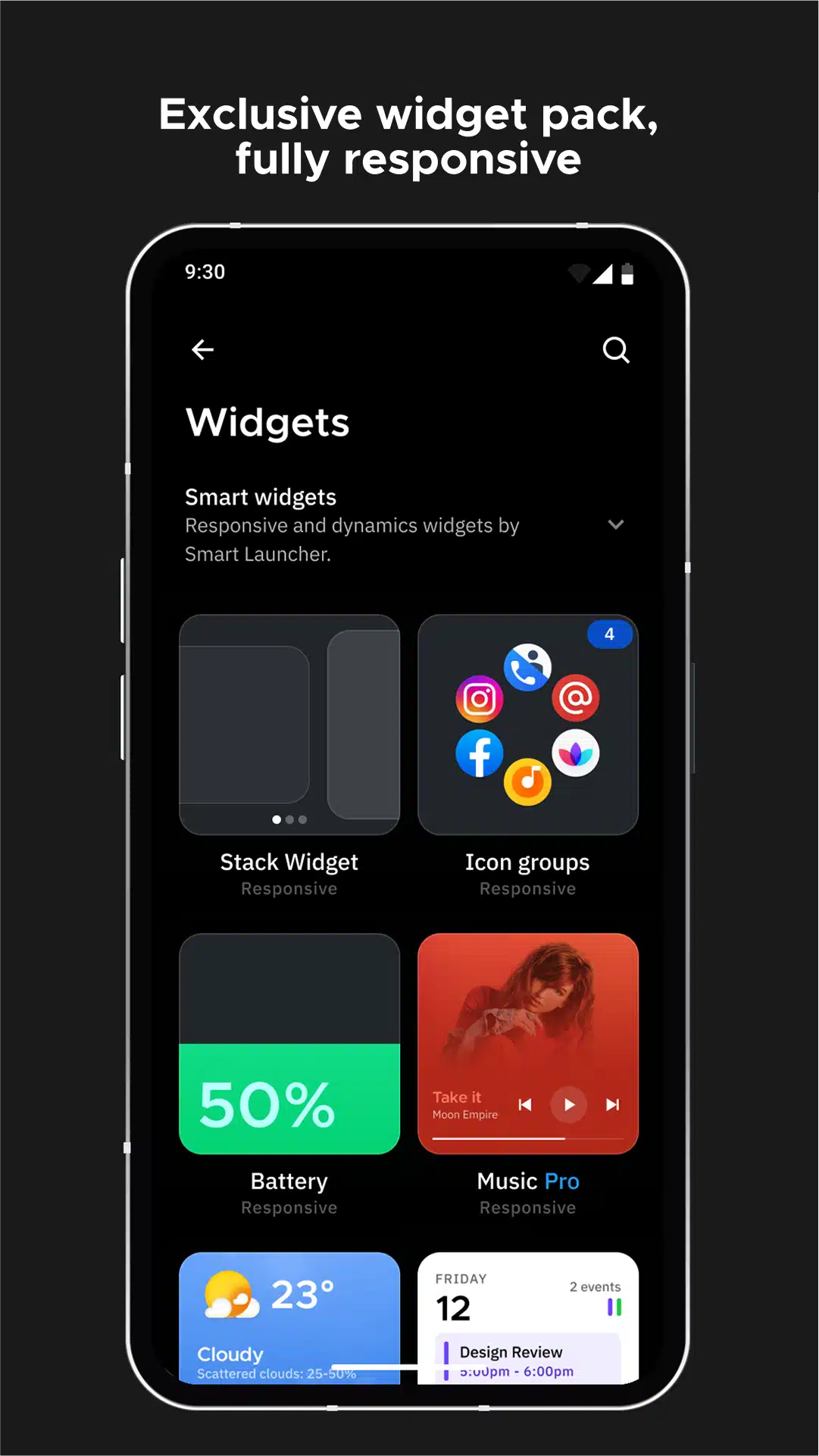 تحميل تطبيق Smart Launcher 6 - Home Screen لتخصيص الشاشة الرئيسية للهاتف