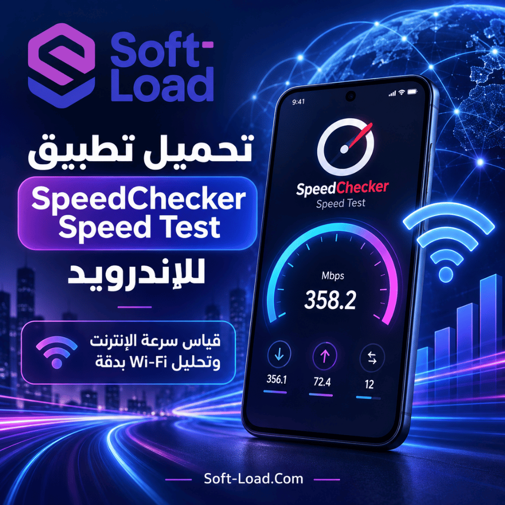 تحميل تطبيق SpeedChecker Speed Test للاندرويد قياس سرعة الإنترنت وتحليل Wi-Fi بدقة