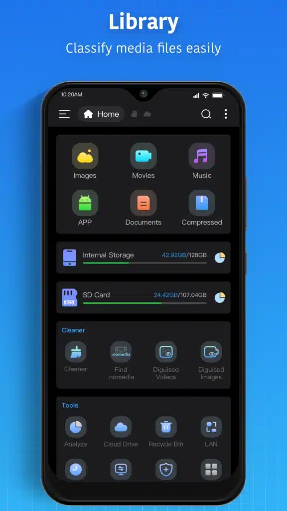 تحميل تطبيق Super File Manager Explorer لإدارة الملفات والمجلدات