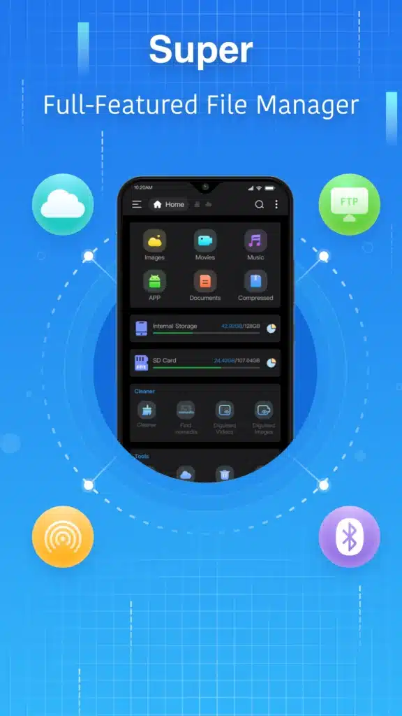 تحميل تطبيق Super File Manager Explorer لإدارة الملفات والمجلدات