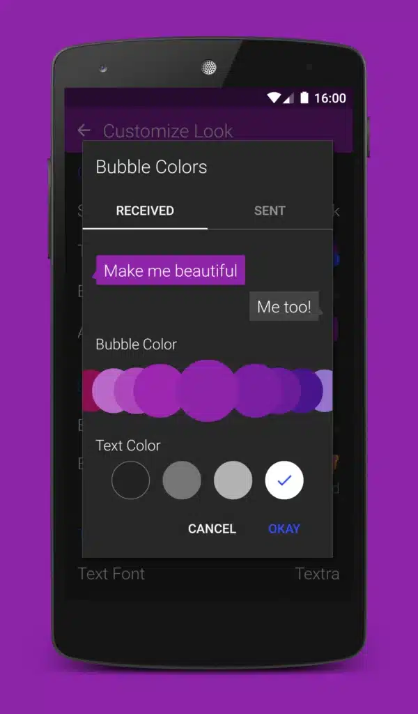 تحميل تطبيق Textra SMS تطبيق الرسائل النصية