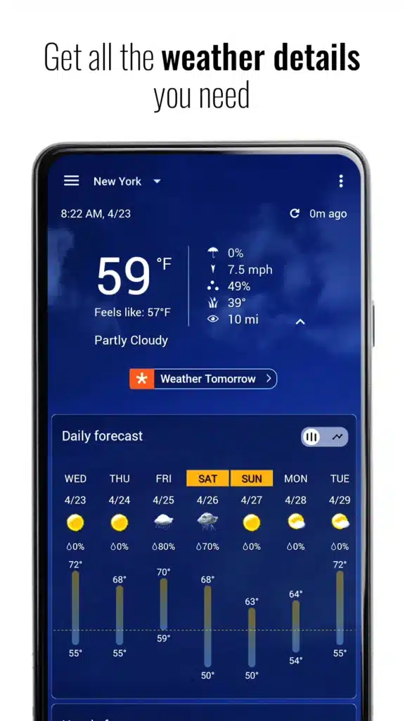 تحميل تطبيق Transparent clock weather Pro لعرض الساعة و الطقس