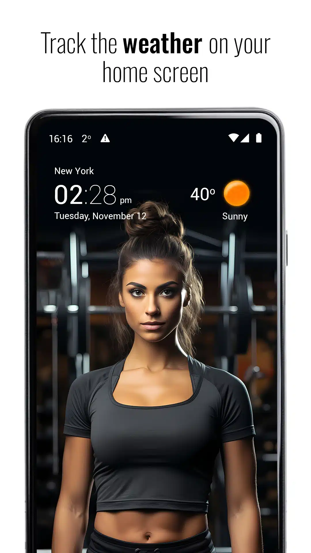تحميل تطبيق Transparent clock weather Pro لعرض الساعة و الطقس