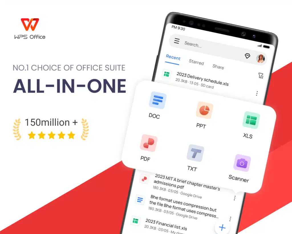 تحميل تطبيق WPS Office حزمة مكتبية شاملة