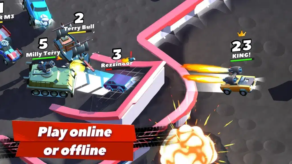 تحميل لعبة crash of cars لعبة معارك السيارات المجنونة