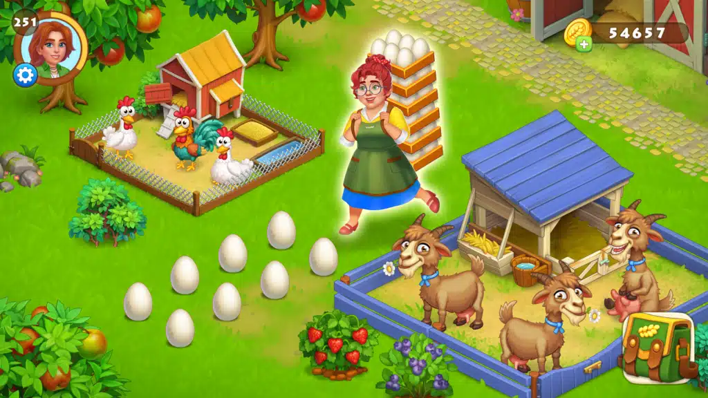 تحميل لعبة farm town mod البناه والمحاكاه
