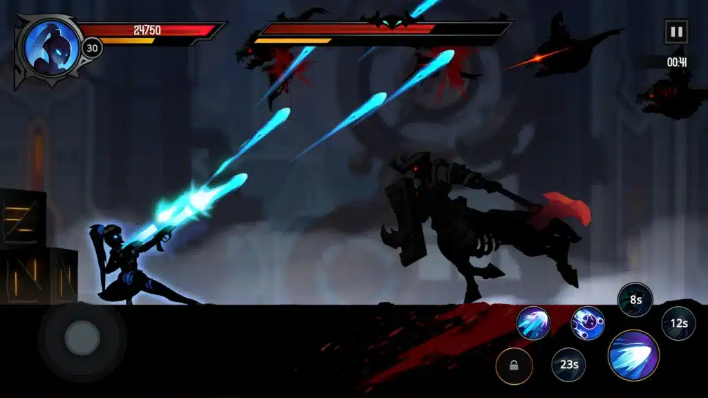 تحميل لعبة shadow knight mod الأختراق والاكشن