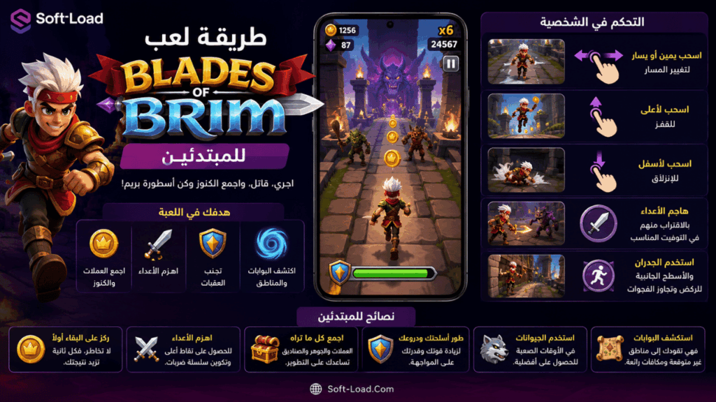 طريقة لعب Blades of Brim للمبتدئين