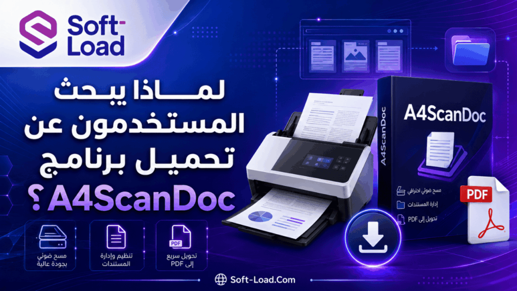 لماذا يبحث المستخدمون عن تحميل برنامج A4ScanDoc؟