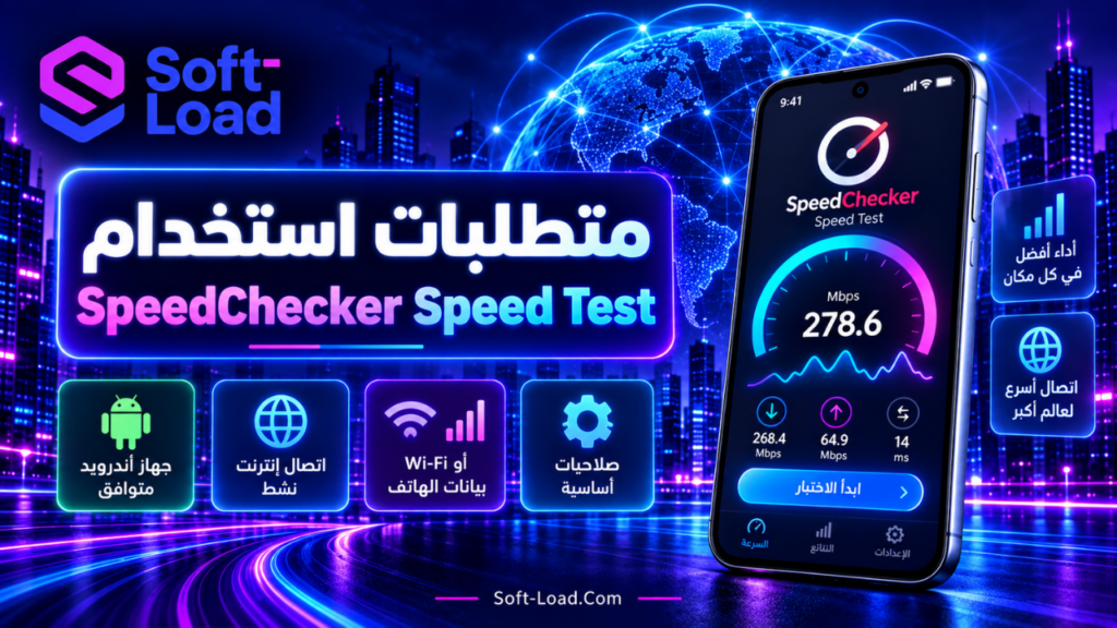 متطلبات استخدام SpeedChecker Speed Test